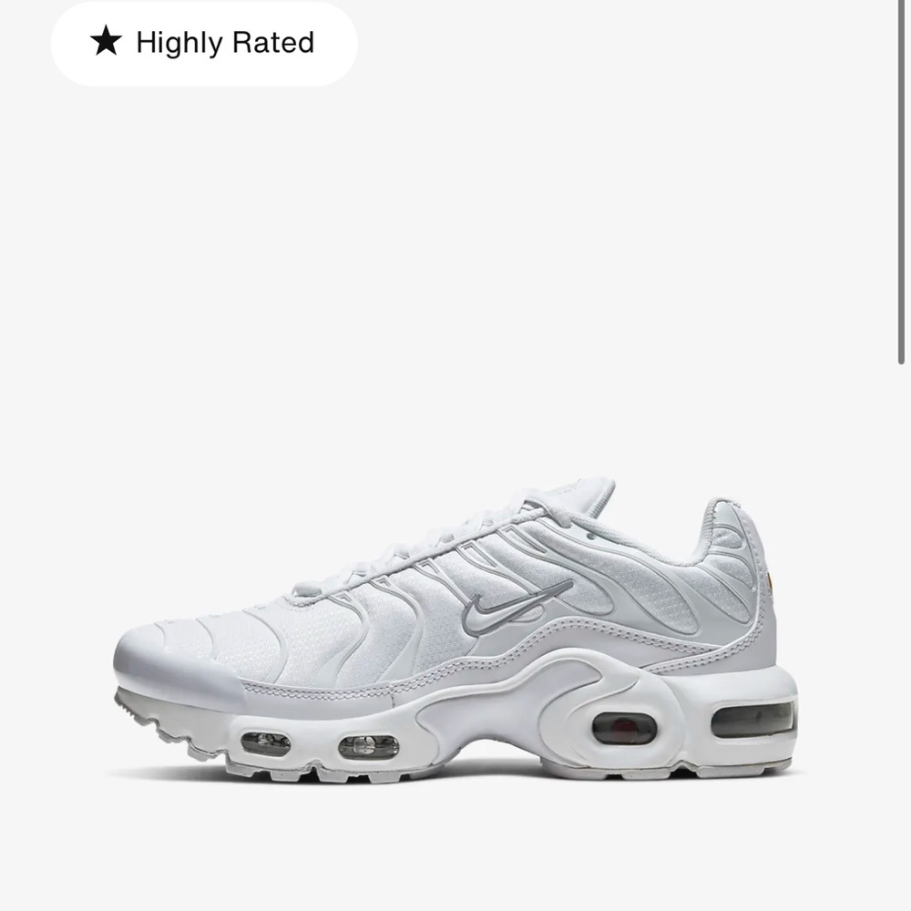 NIKE kids white air max plus